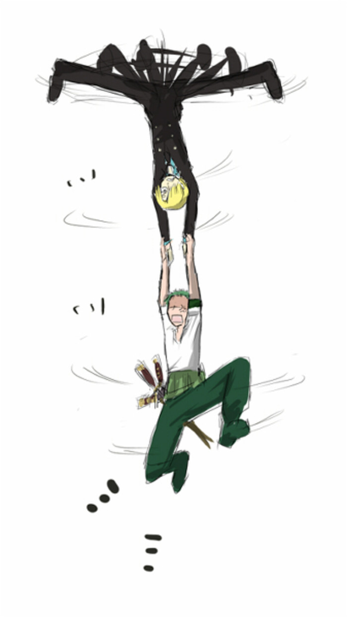 索隆和山治的情侣时刻,索隆和山治日常干架