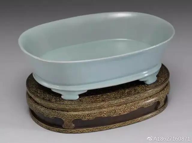 汝窑10大品牌汝窑茶具开片图,青澹汝窑和东道汝窑哪个开片漂亮