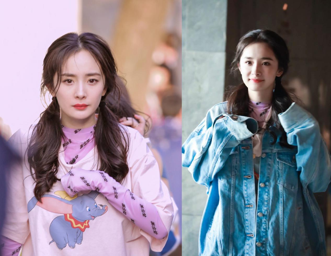 解锁T恤新穿法，杨幂、戚薇、杨紫早就这么搭配了，防晒又时尚