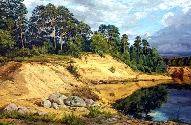 忻东旺油画俄罗斯风景作品,33幅俄罗斯精美风景油画