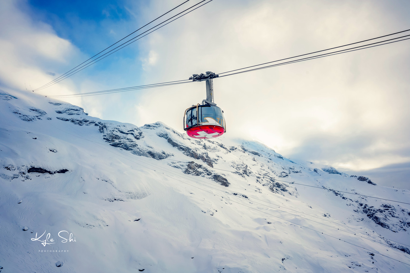 瑞士高山滑雪上演惊险与刺激,瑞士滑雪的真实感受