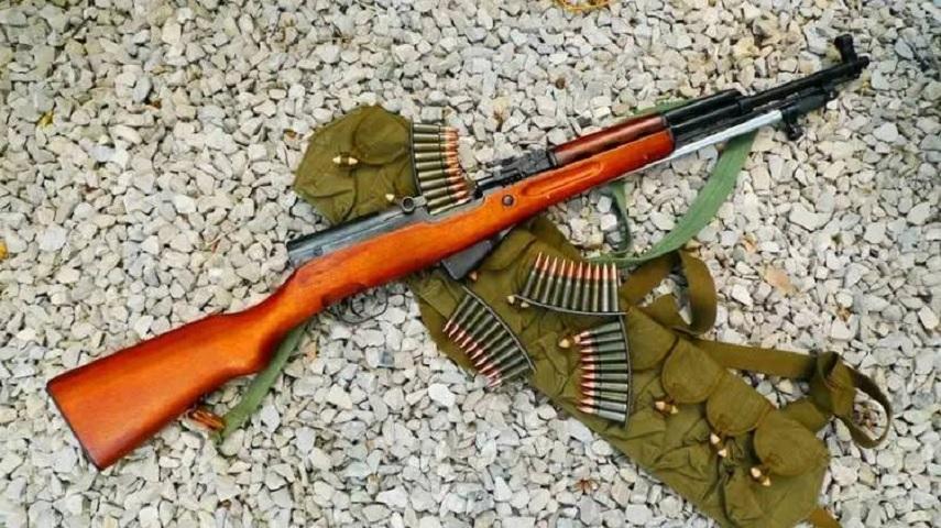 军训时打枪,军训的时候打的枪