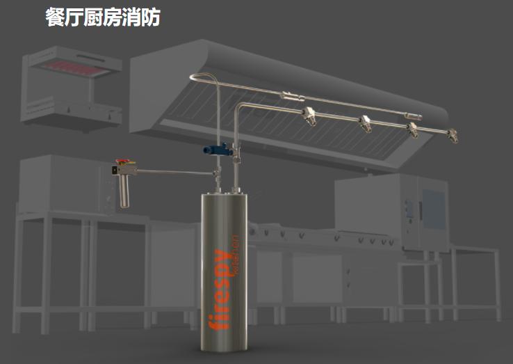 厨房自动灭火装置安装视频,厨房自动灭火系统装置