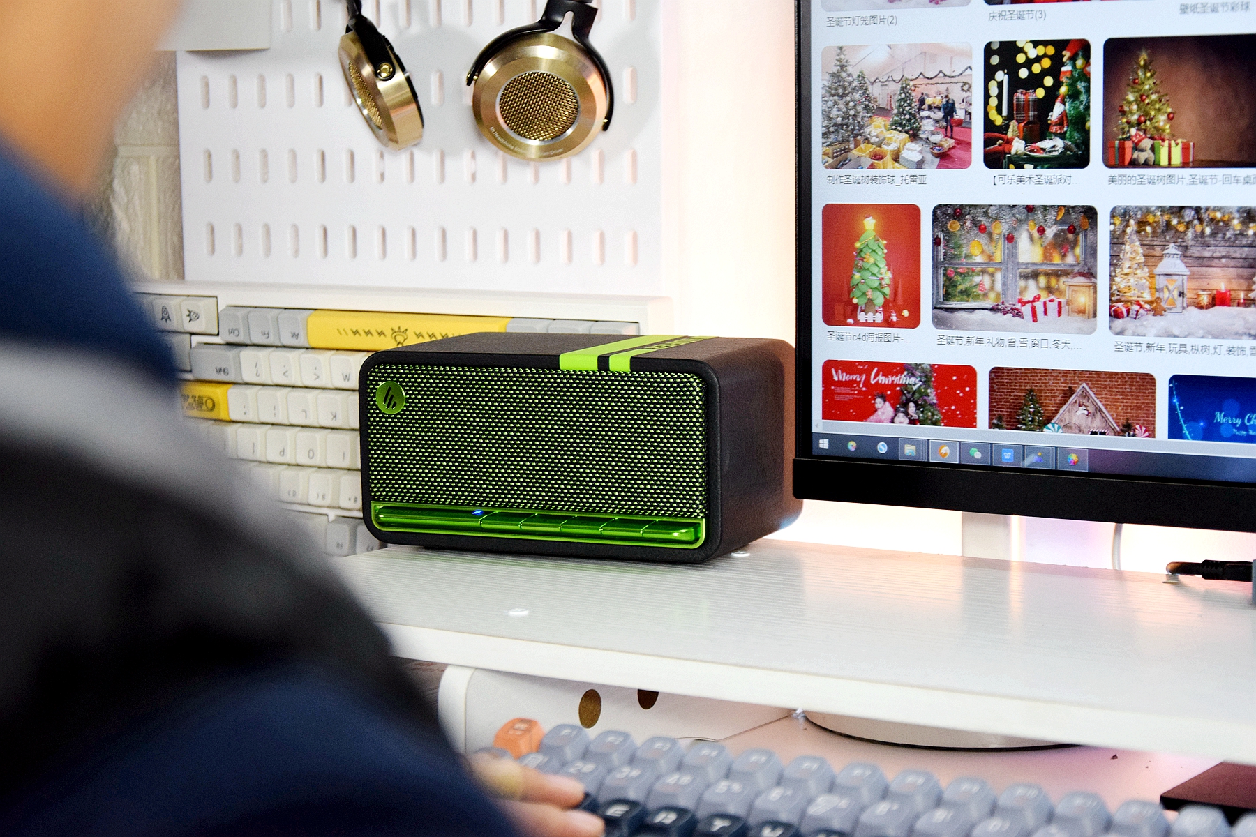 桌搭蓝牙氛围音响,漫步者m230蓝牙音箱