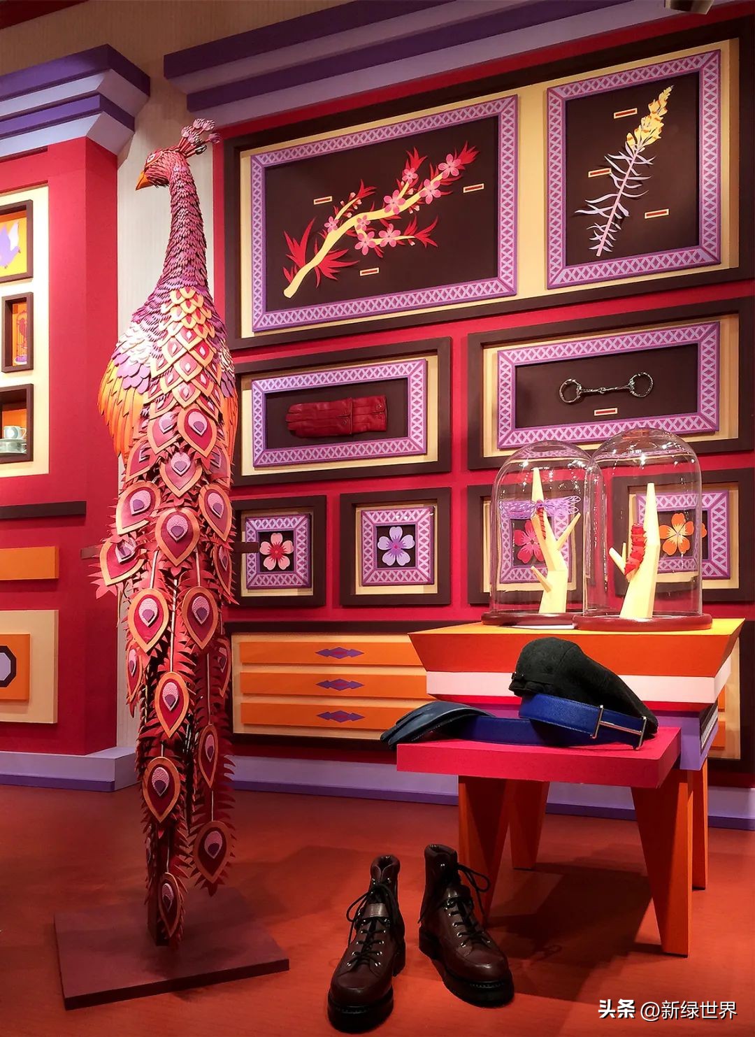 纸艺作品绘画,千变万化的纸艺术作品