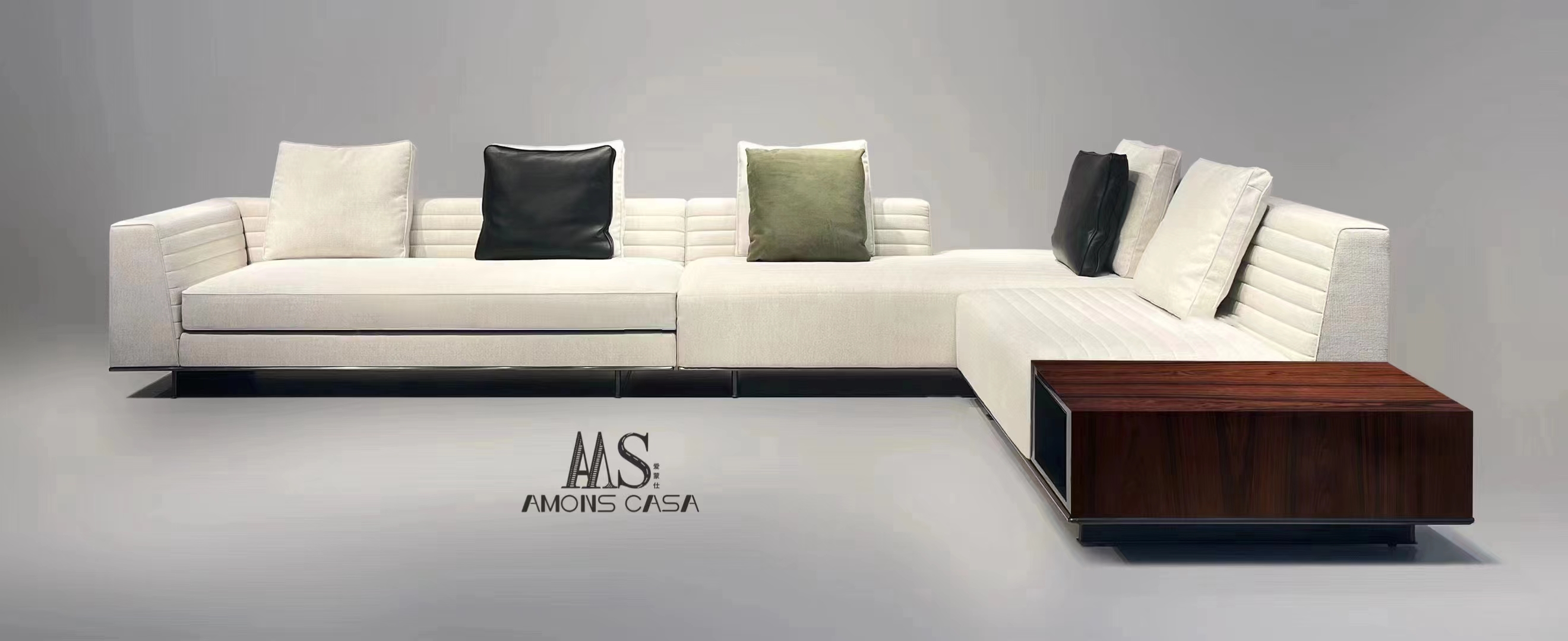 现代新中式沙发的特点,客厅一字沙发款式现代简约