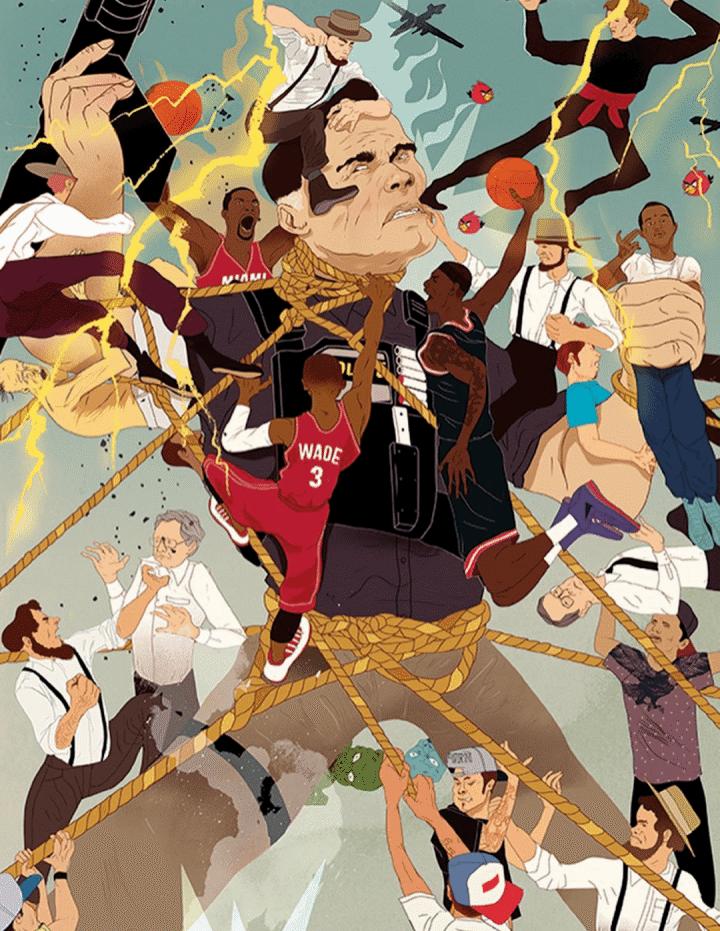 国内外知名插画师及其作品,世界100位顶级插画大师作品