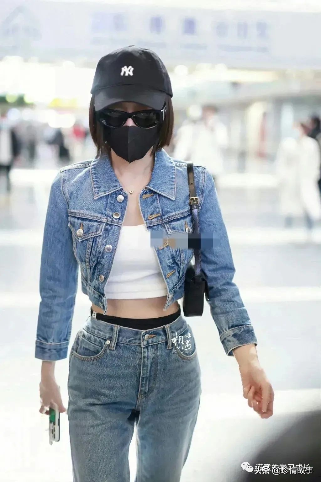 古力娜扎牛仔裤高清图片,古力娜扎牛仔裤薄款紧身