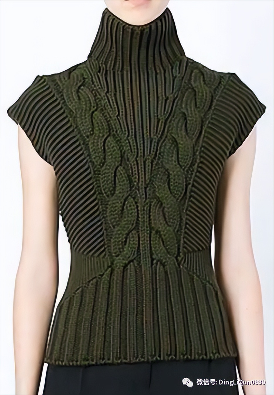 针织背心图片大全女款,针织背心图案大全