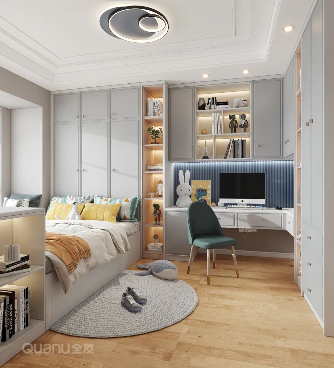 全友定制衣柜整体效果图,全友定制6平米衣柜