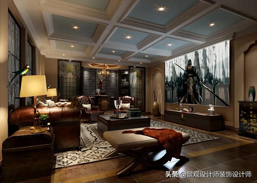 家庭影院ktv设计布局图,家庭ktv与家庭影院一体设计