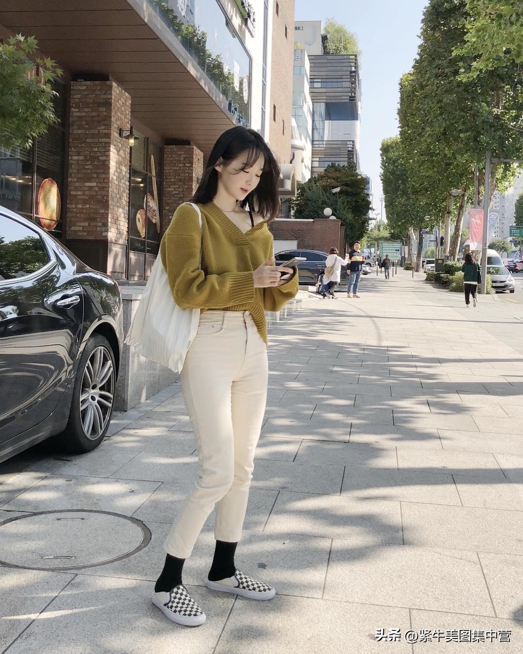 姜敏京牛仔裤穿搭,姜敏京牛仔裤写真