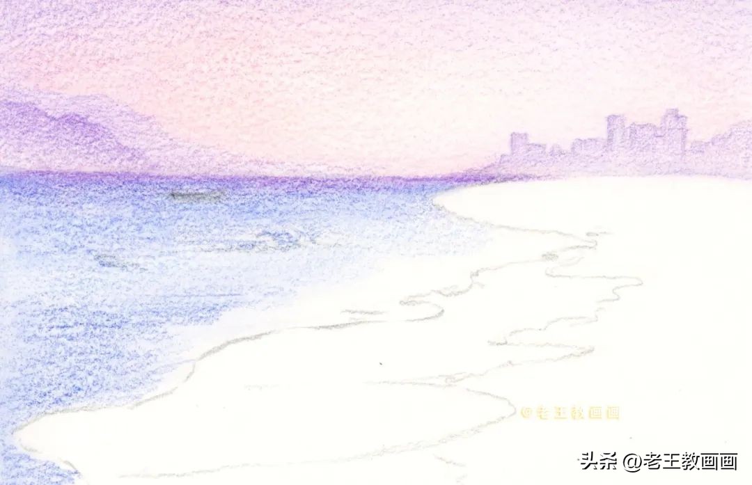 关于夏天的海滩的主题画,夏日海滩风景画