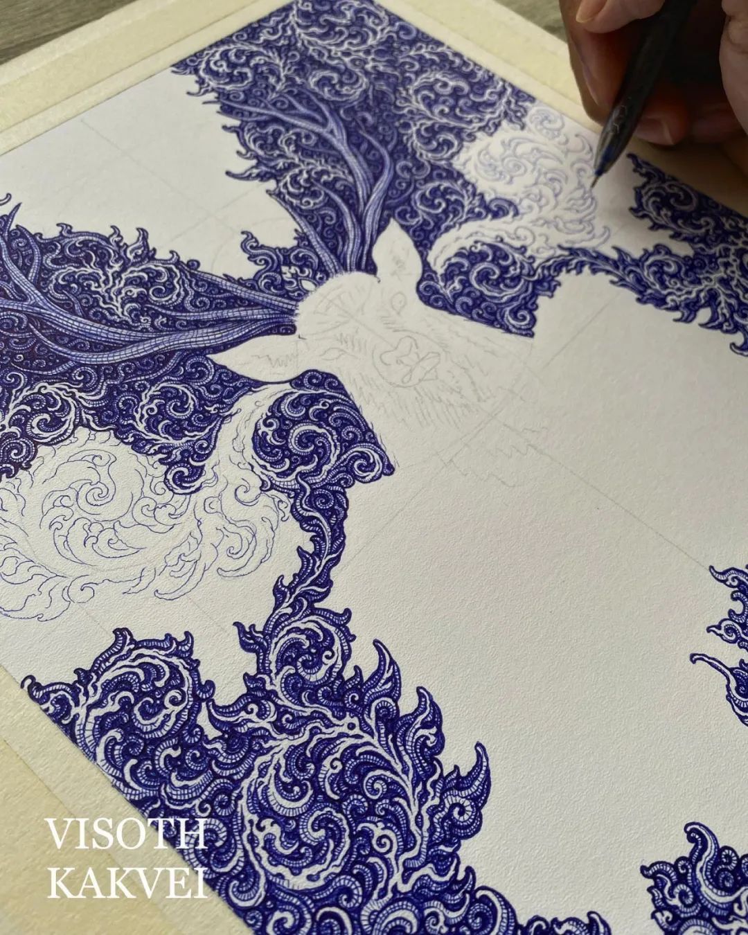 简单治愈强迫症画,让密集恐惧症非常难受的画