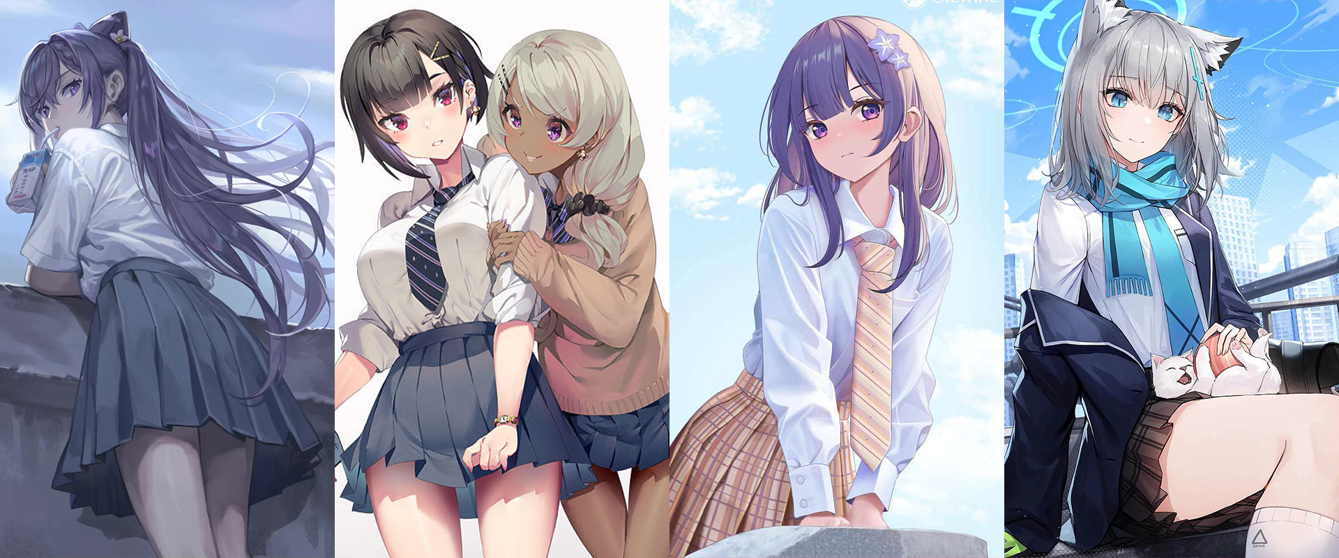 二次元服装绘画,二次元少女绘画教程动漫可爱