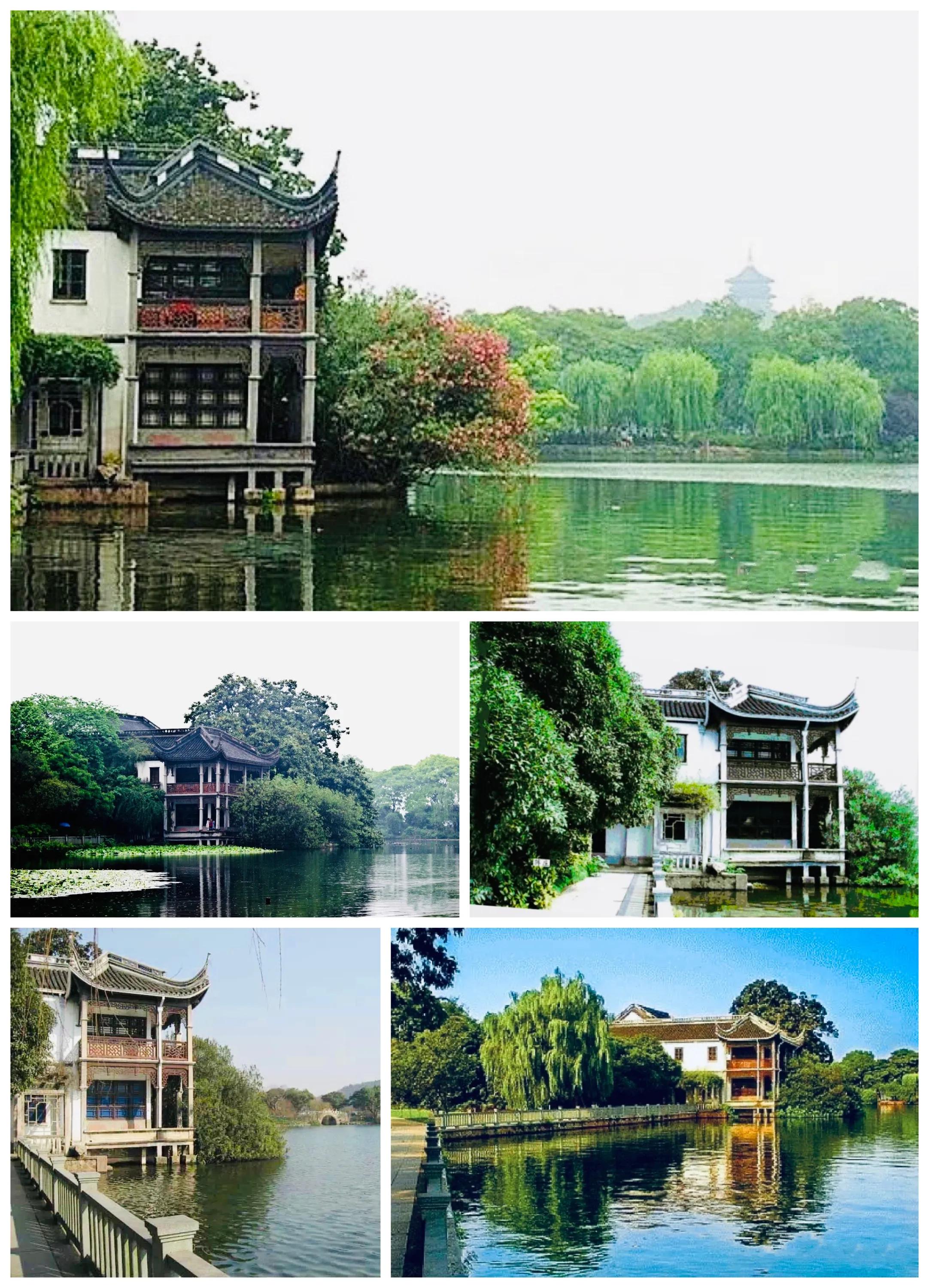 杭州西湖大雪纷飞,杭州西湖风景名胜区