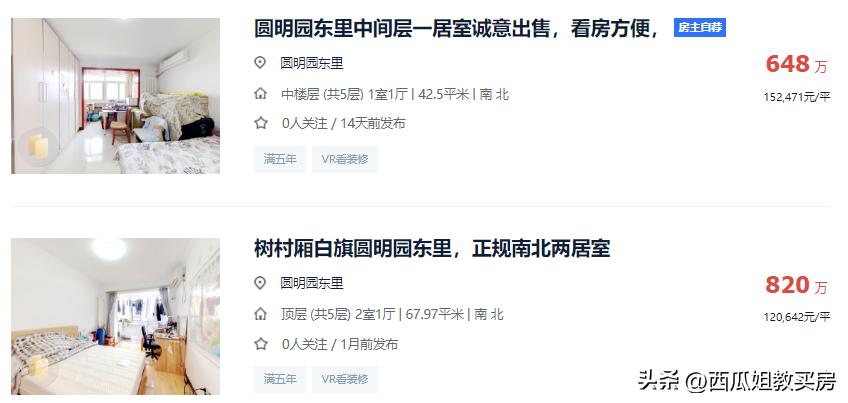 海淀西北旺学区房一览表2020,海淀热门学区房