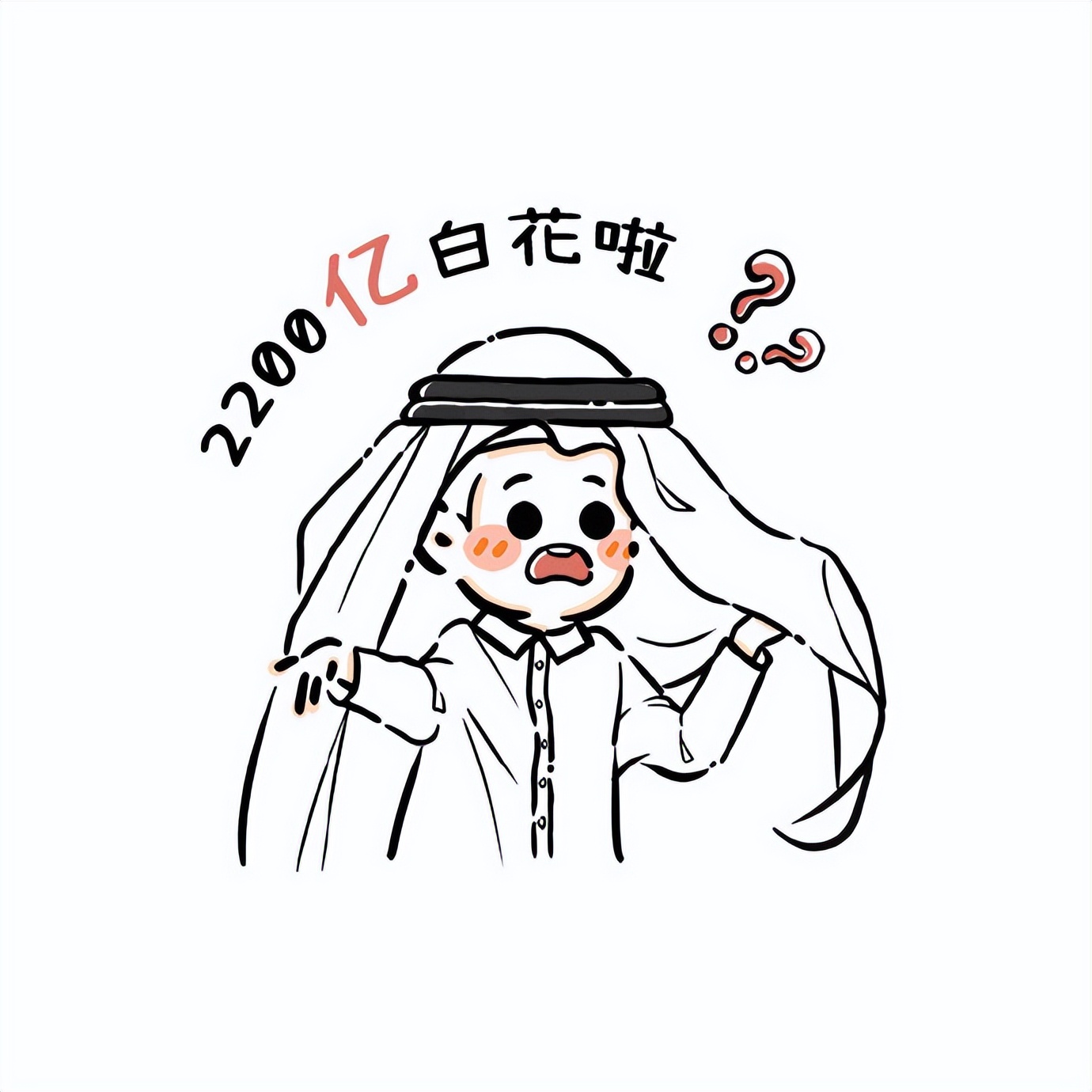 卡塔尔15岁小王子表情包,卡塔尔小王子气出表情包原视频