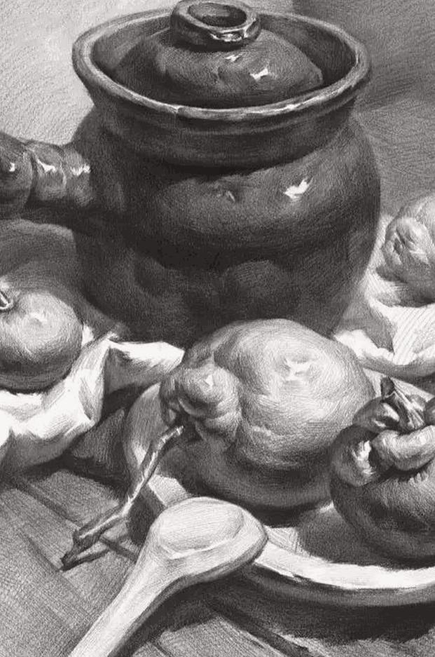 素描暗部画糊了,素描静物暗部该重到什么程度