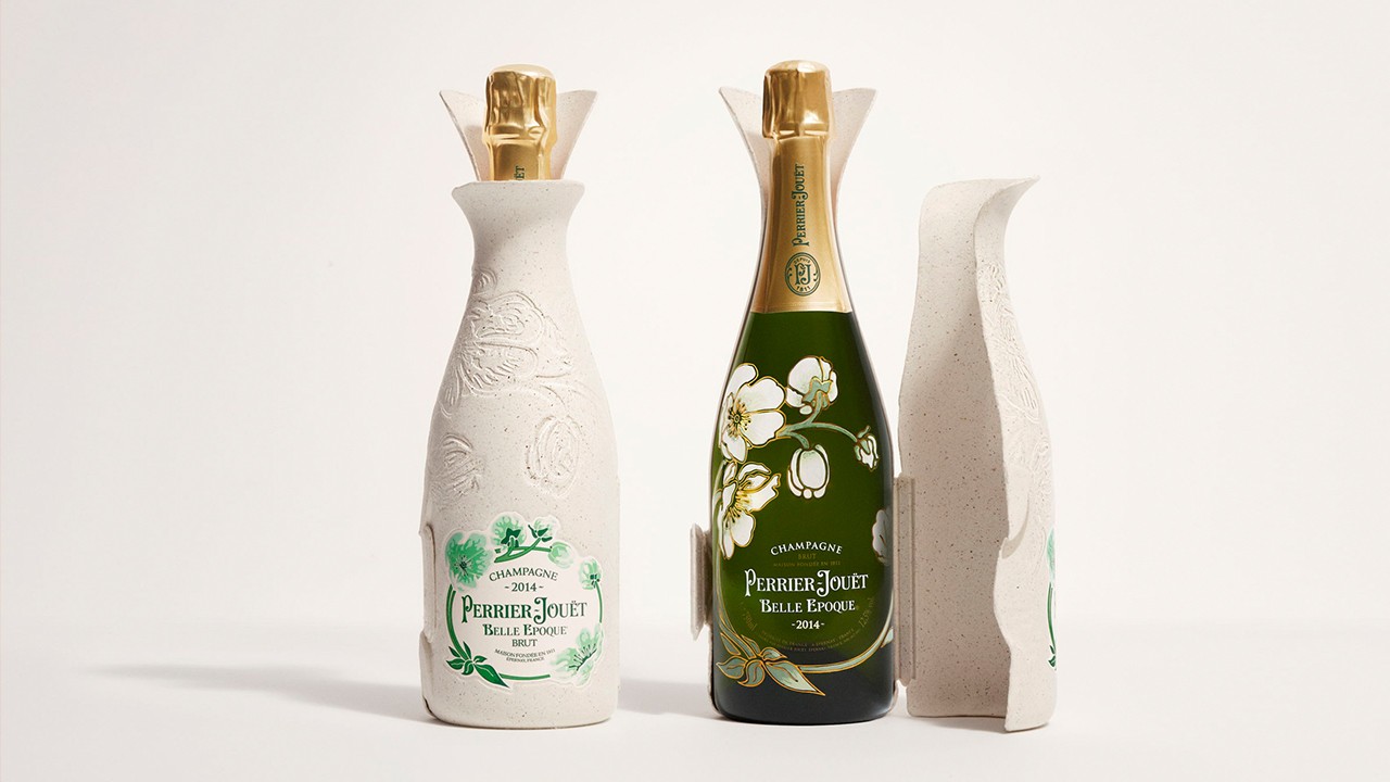 香槟酒花筒包装方法,香槟色花束包装教程