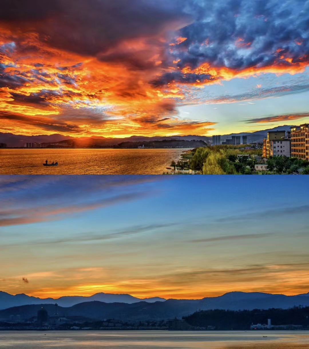 去云南看洱海雪山,去云南旅游看海鸥