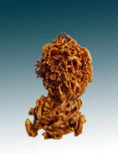 橄榄核雕方寸之间,舟山核雕方寸之间