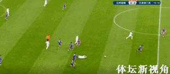中超球队踢出巴萨式配合进球，小将“C罗式”庆祝动作燃爆了