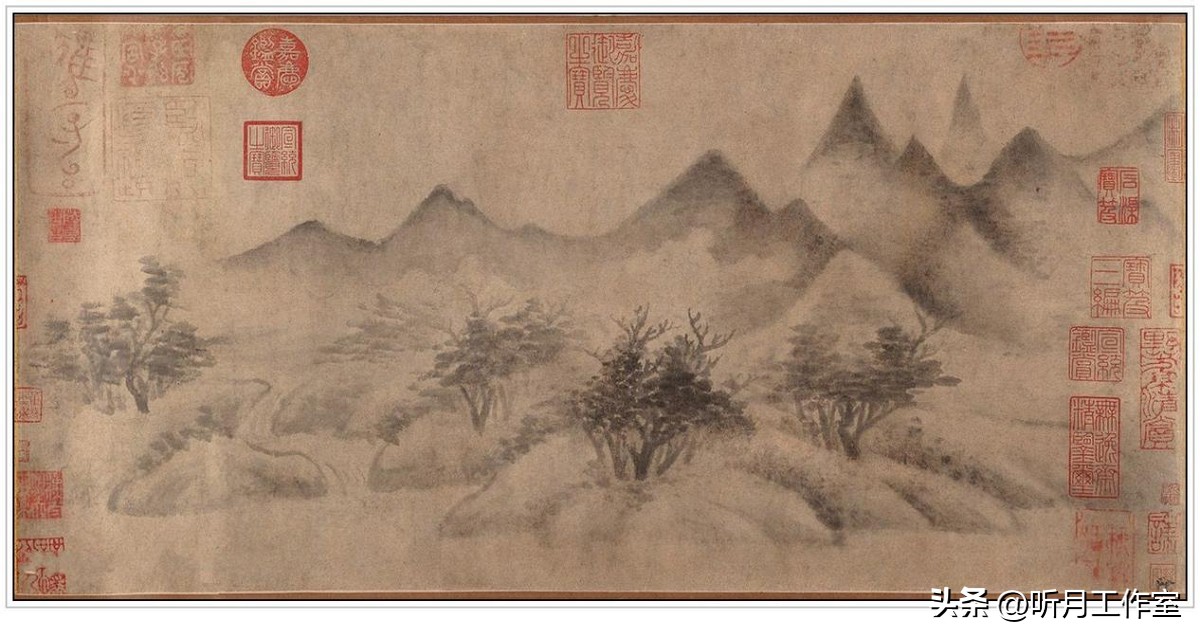 南宋著名画家米友仁,古代画家米友仁