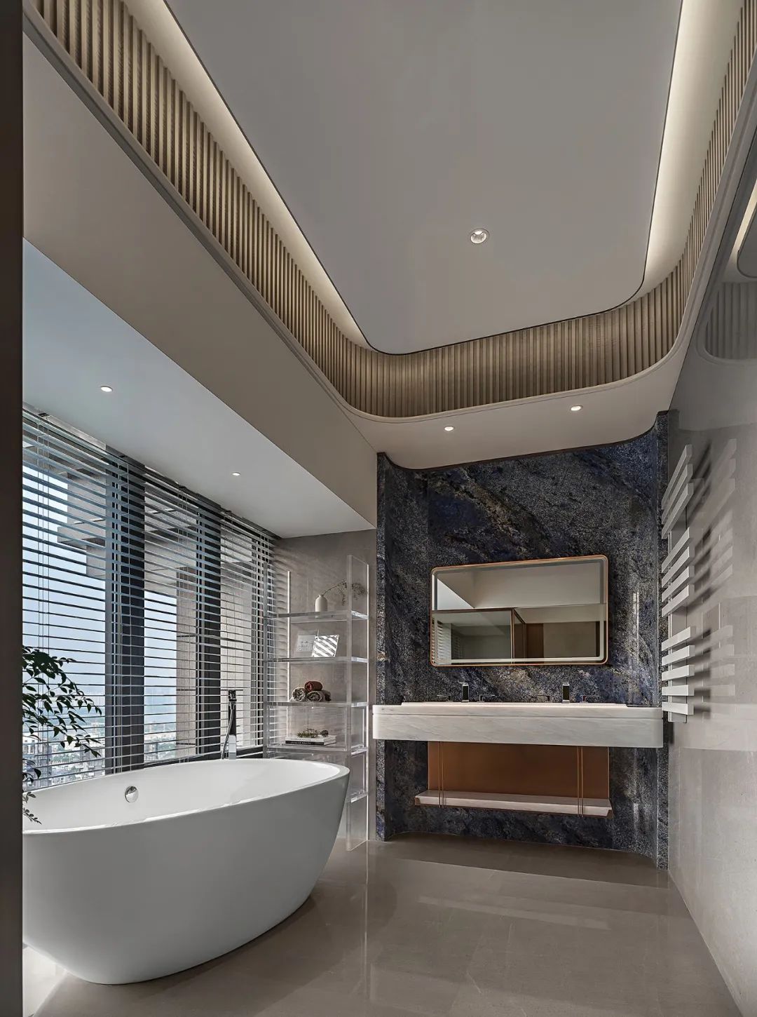 大理石设计案例,大理石浴室效果图大全