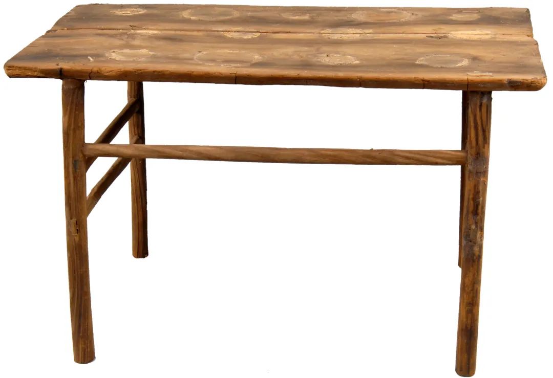 博物馆收藏明清餐桌椅子,清朝微缩摆件桌椅