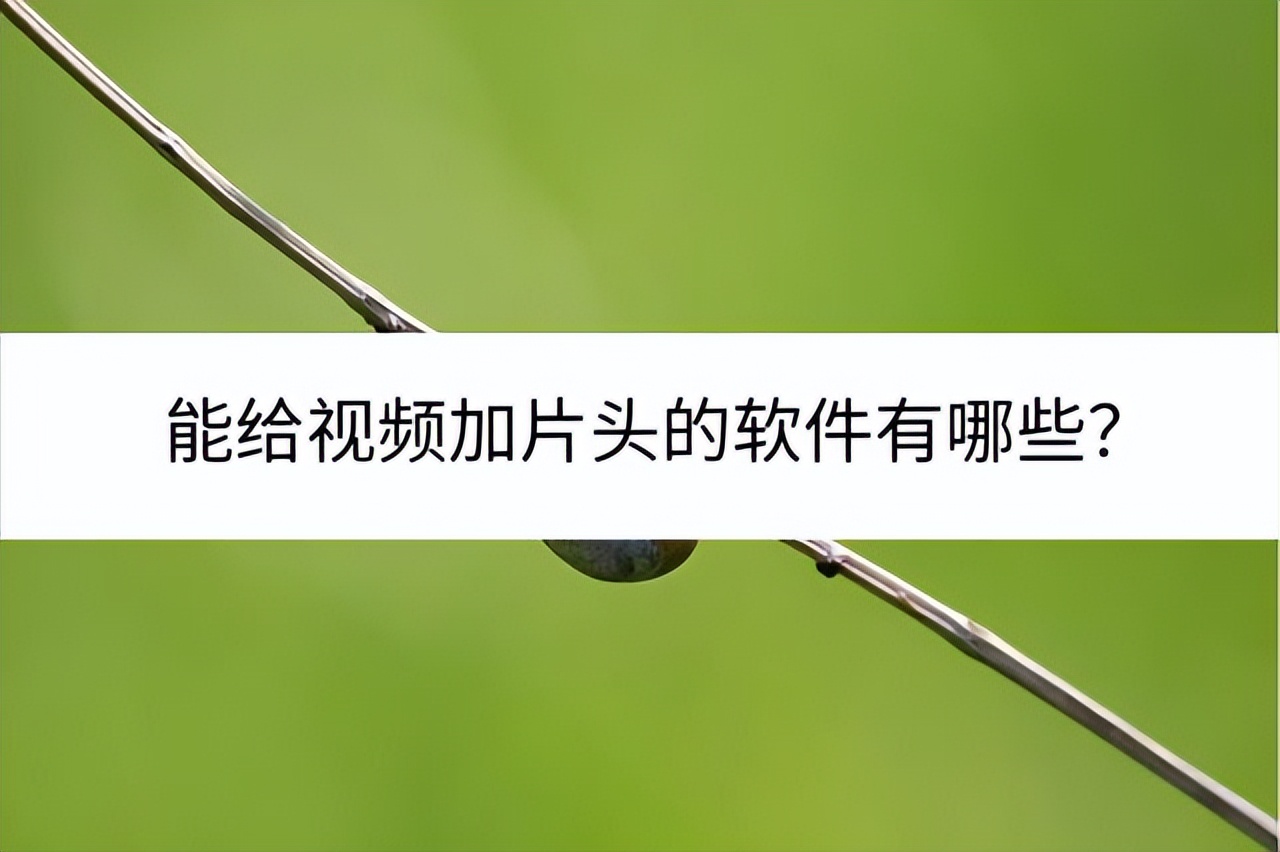 能给视频加音效的软件,能给视频配歌曲的软件