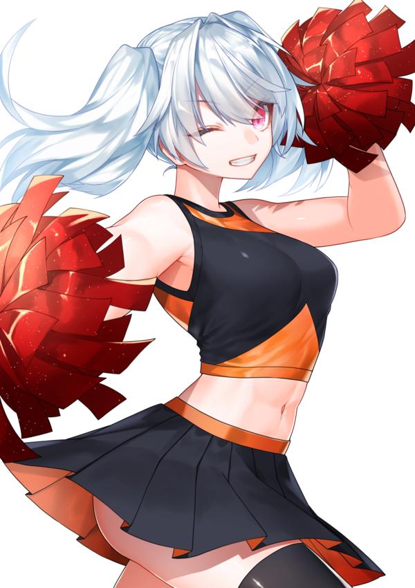 啦啦队员可爱小图,啦啦队员同人图绘画