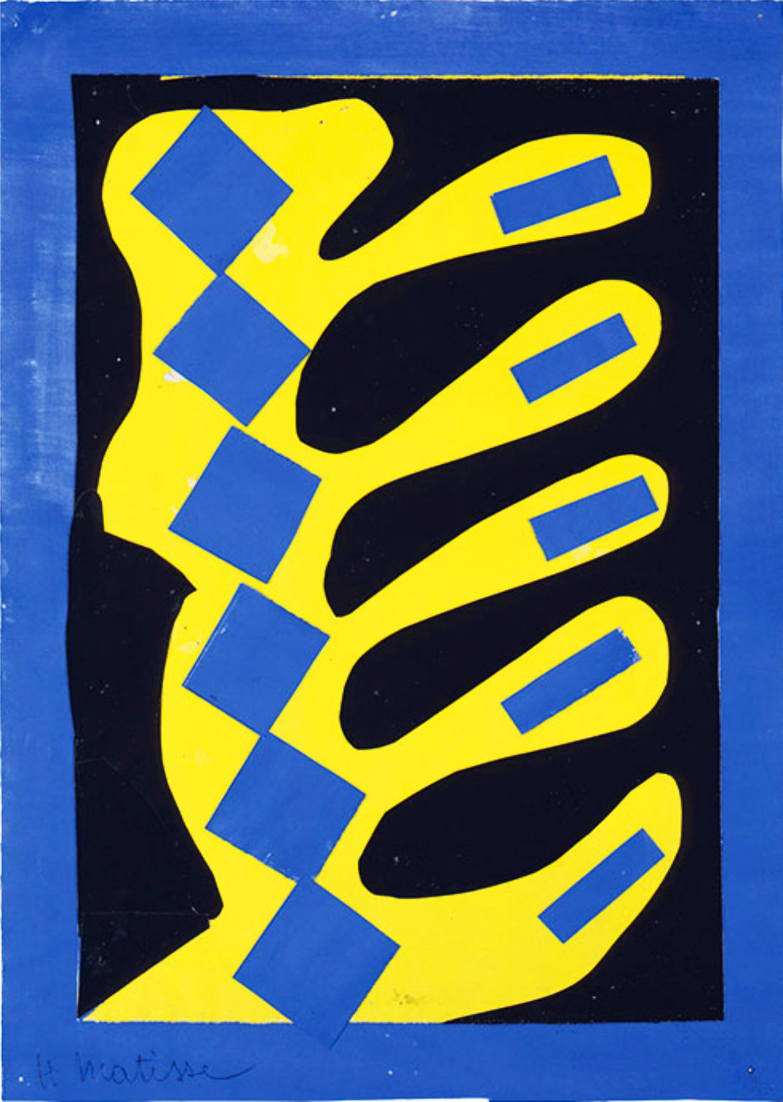 怎么画亨利马蒂斯这个人,亨利马蒂斯剪纸