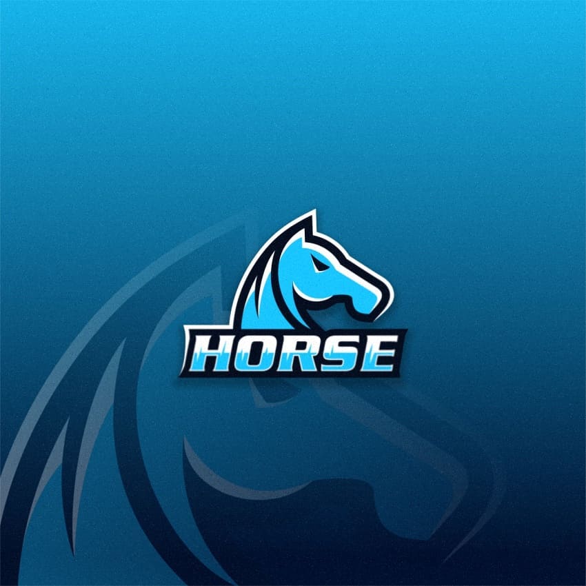 logos：马踏山河！一组霸道的马元素标志设计分享
