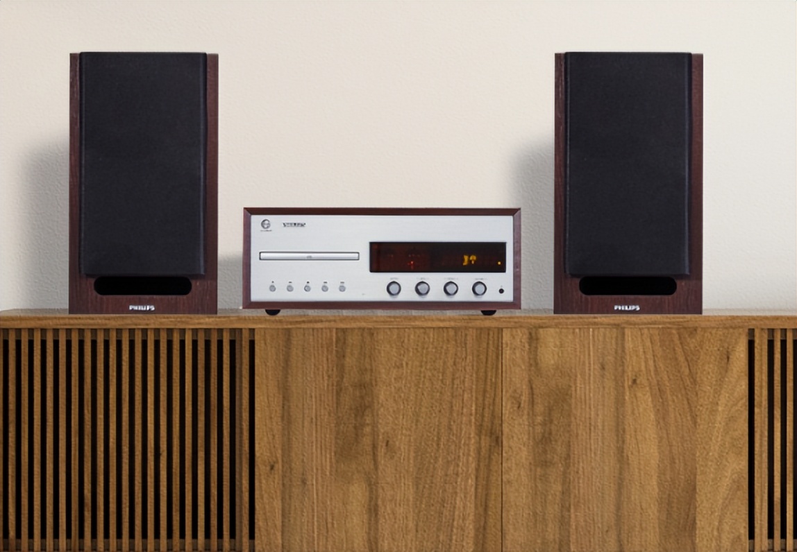 飞利浦高保真桌面蓝牙cd音响,飞利浦最好的复古音箱