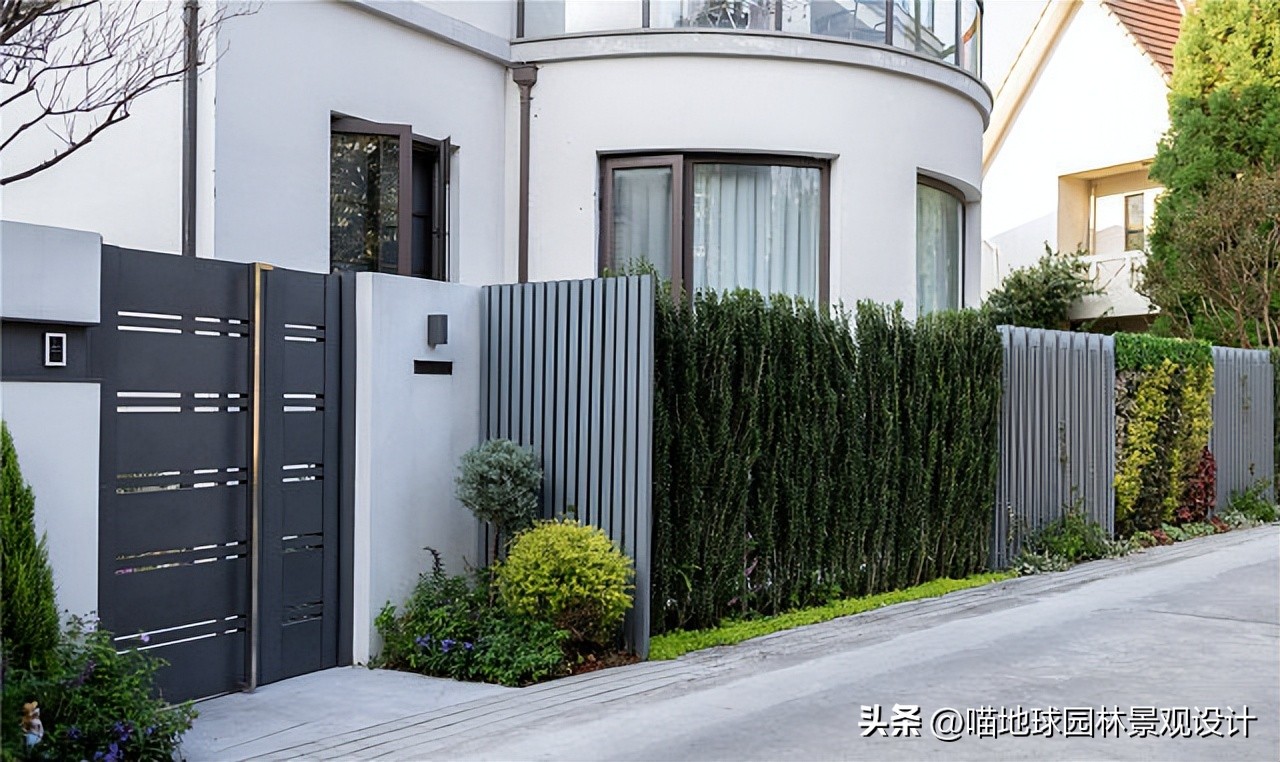 别墅庭院大门入口设计效果图,别墅庭院花园效果图大全集
