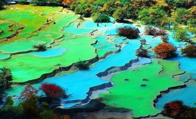 人间仙境九寨沟图片,人间仙境九寨风景图片