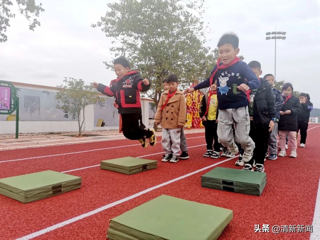 羡慕！清新这所学校新运动场投入使用啦