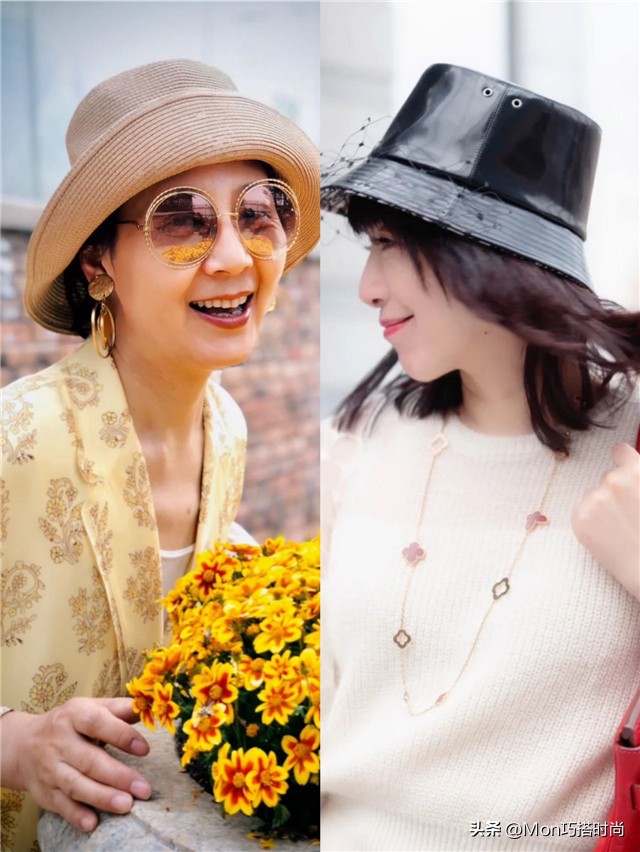 适合中年女性的时尚帽子,遮肉显脸小帽子