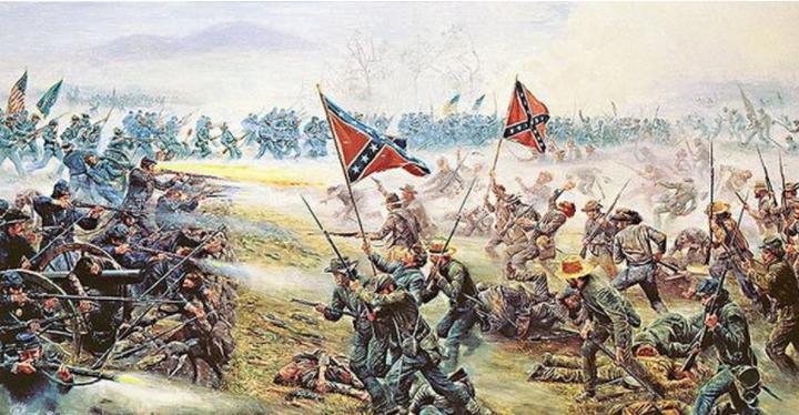 葛底斯堡战役进攻路线图,葛底斯堡南北战役