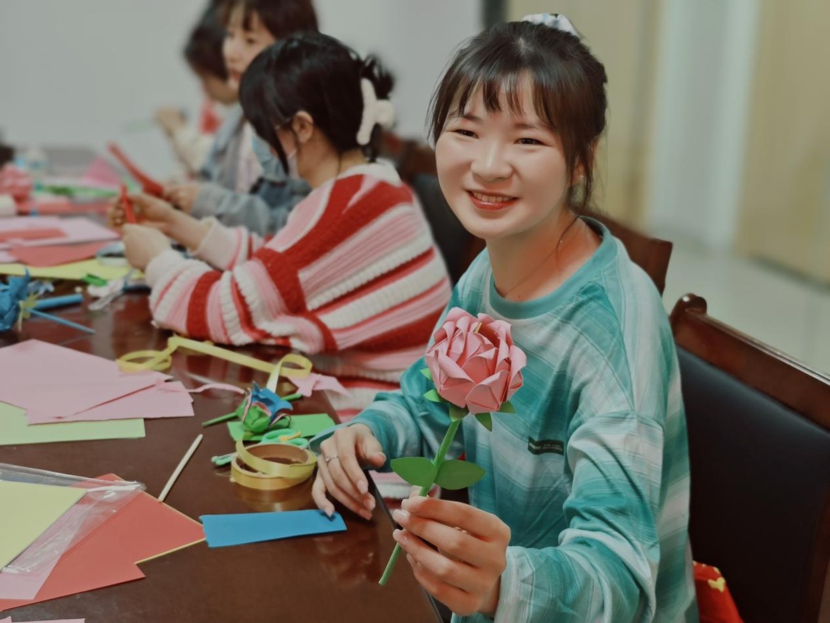 三八节爱心手工,三八节手工爱心花束