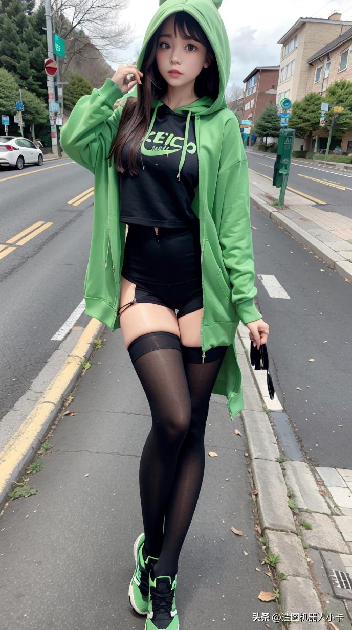 绿衣美女壁纸,ai美女壁纸横屏高清4k