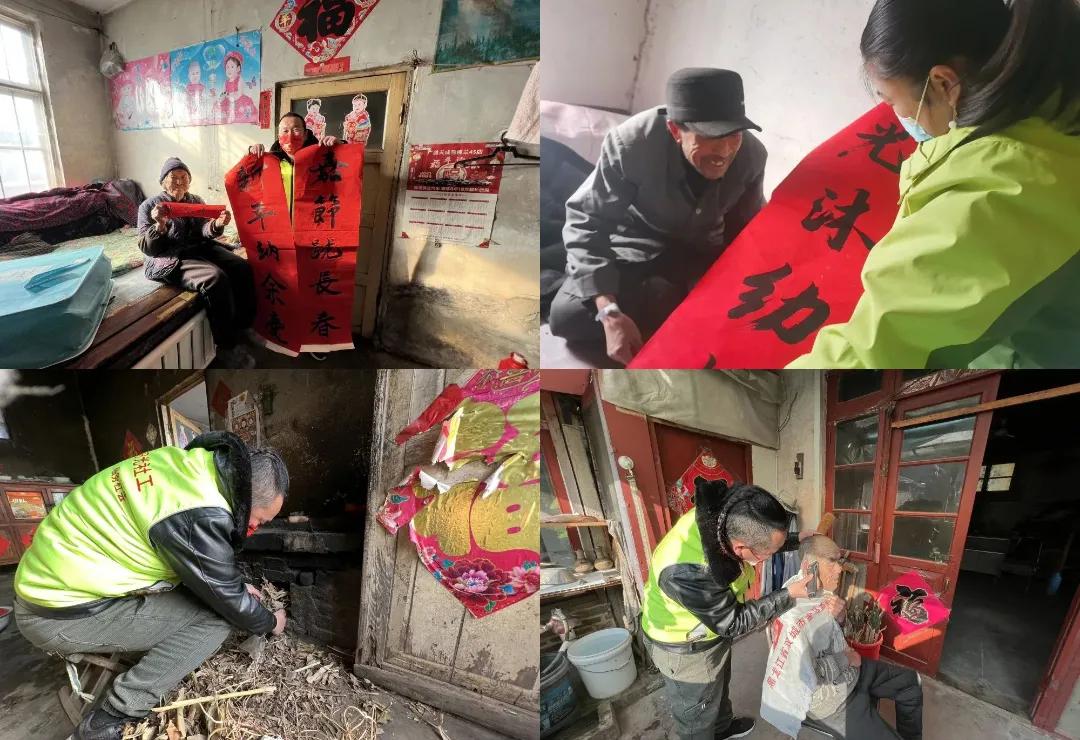 新时代文明实践春节期间志愿活动,文明实践树新风志愿服务暖人心