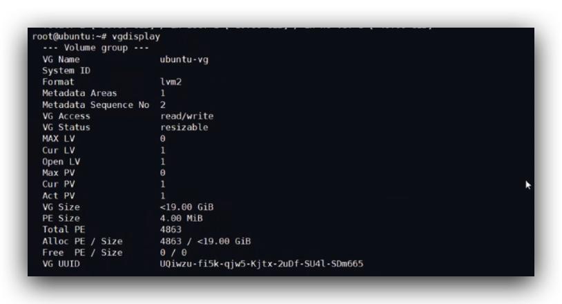 lvm磁盘扩容,k8s容器检测磁盘空间