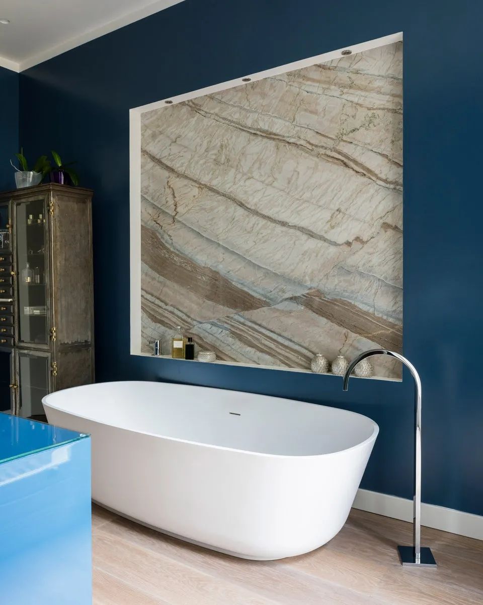 大理石设计案例,大理石浴室效果图大全