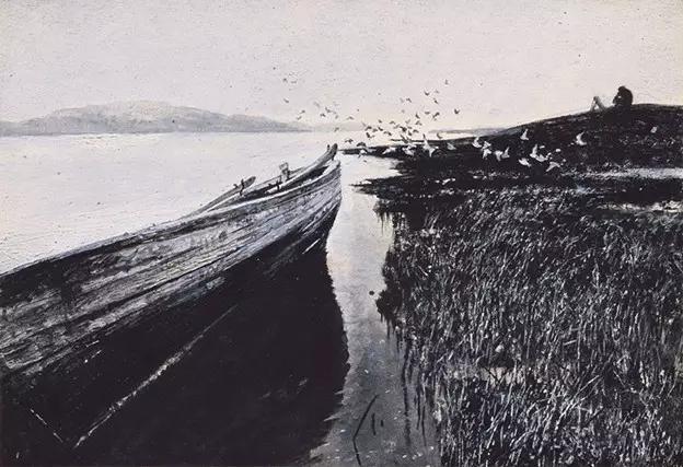 何多苓俄罗斯写生油画,何多苓油画2007