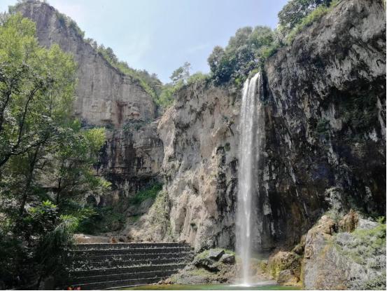 河北平山沕沕水冰瀑美景现太行,河北平山沕沕水景区