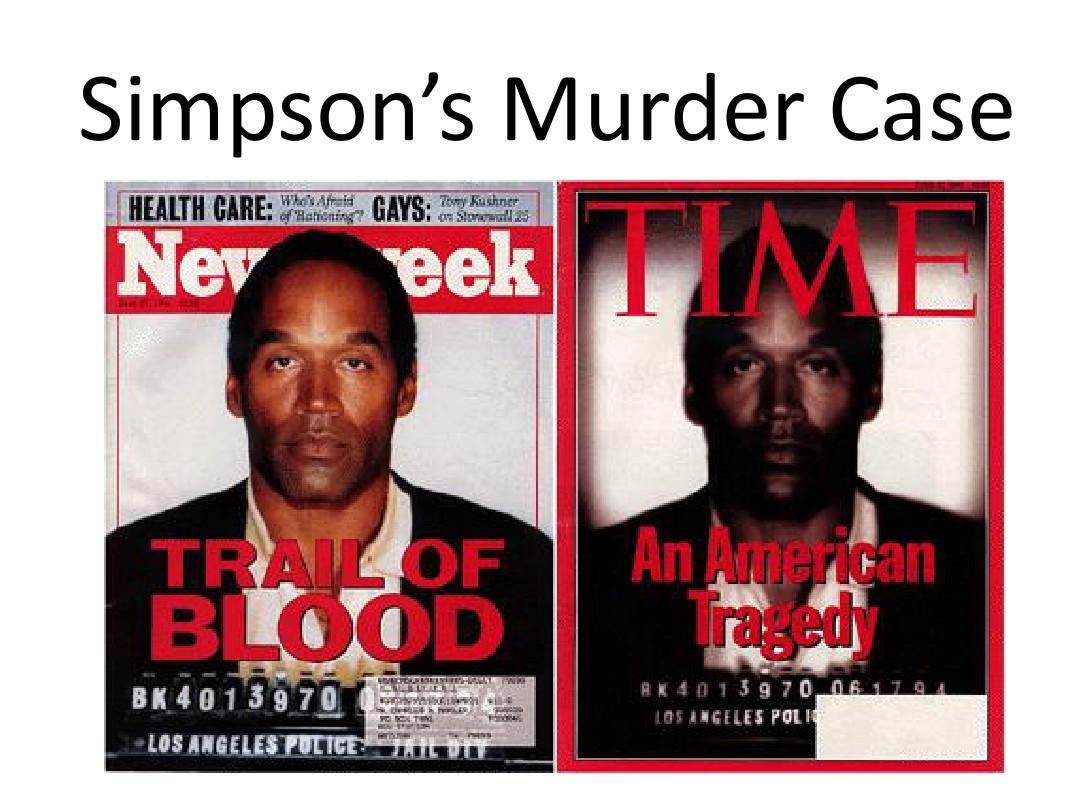 美国历史上备受瞩目的刑事案件之一——辛普森杀妻案