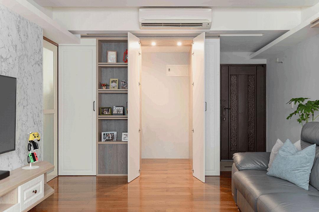 精装房如何打全屋柜子,实用70平方两室一厅全屋打柜子