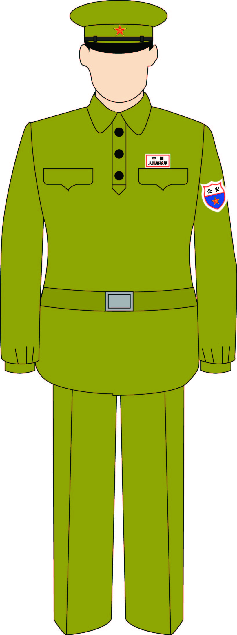 中国人民武装警察部队制服变迁,警服制服演变过程